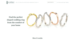 Desktop Screenshot of contourweddingrings.com