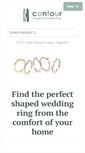 Mobile Screenshot of contourweddingrings.com